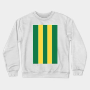 West Brom Retro 1978 Green and Yellow Away Striped Crewneck Sweatshirt